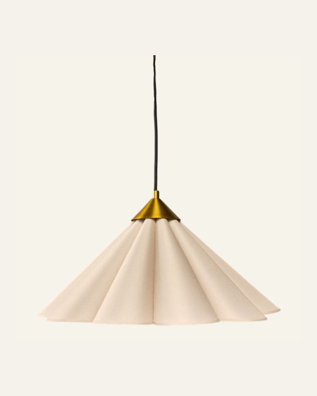 Taklampe natur - ø50x20 cm natur - 1