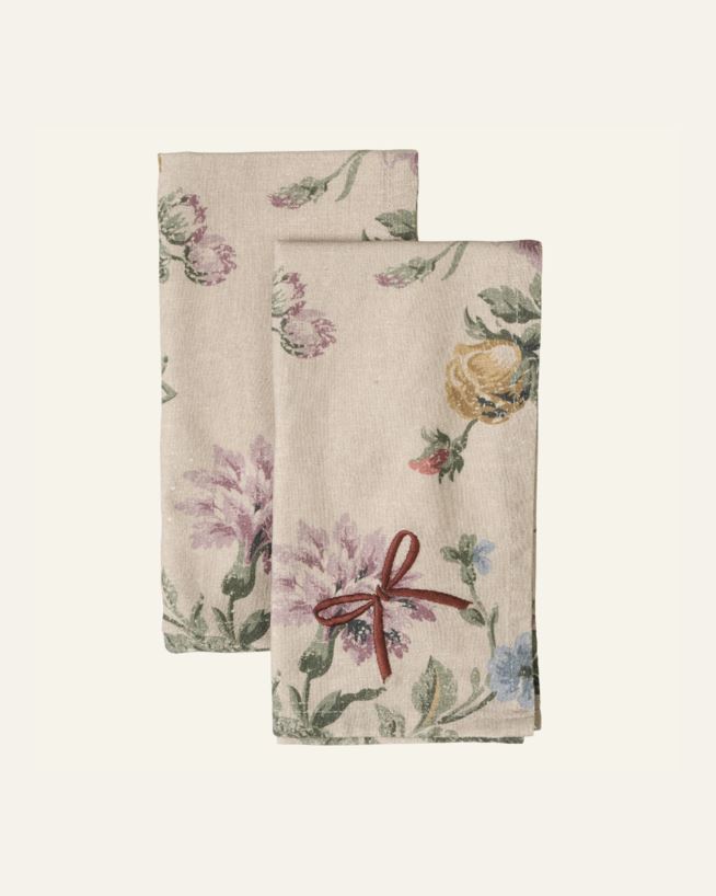 2pk tøyserviett multi - 45x45 cm multi - 1