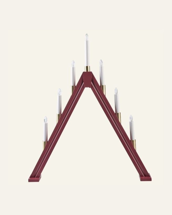 Adventsstake rød - 50x7x58,8 cm rød - 1
