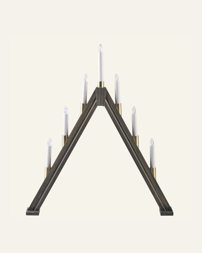 Adventsstake grå - 50x7x58,8 cm grå - 1