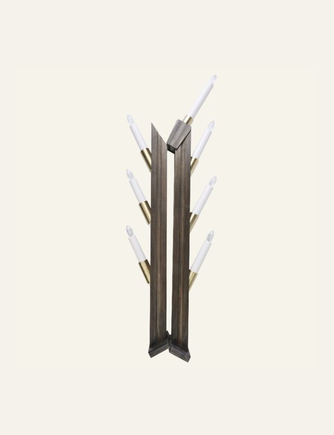 Adventsstake grå - 2