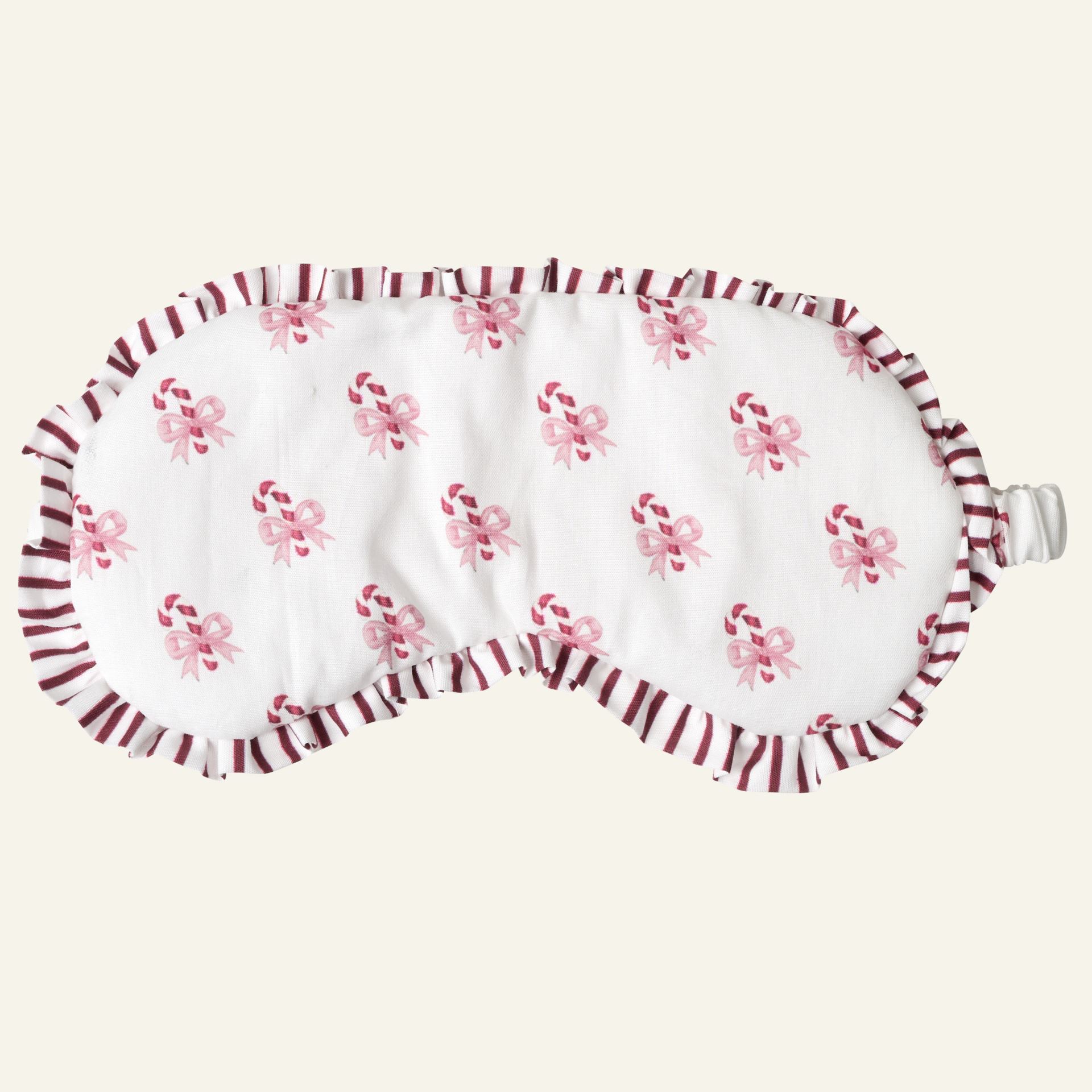 Sovemaske multi rød - 9x20 cm multi rød - 1