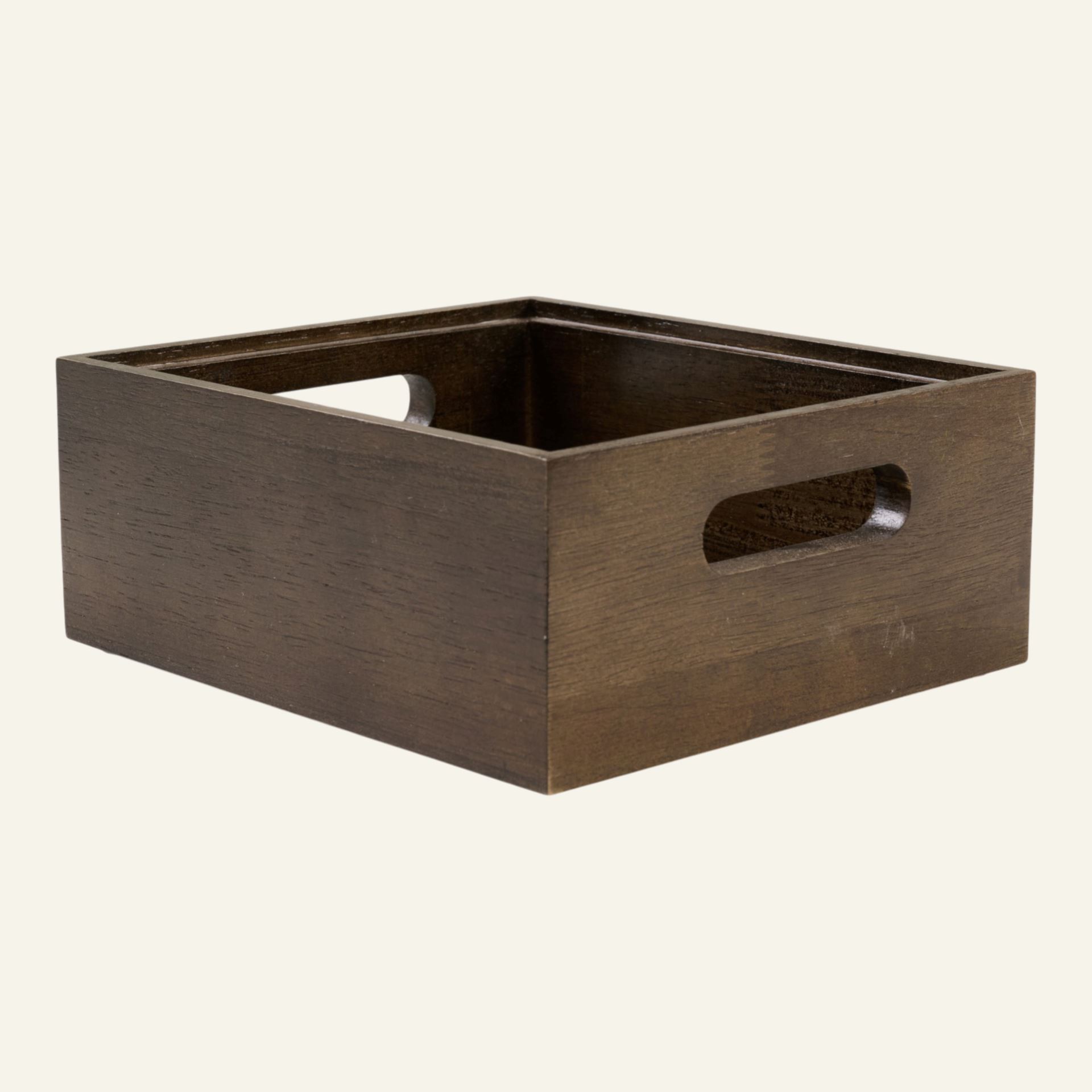 Stablebar oppbevaringsboks brun - 20x16x8 cm brun - 1