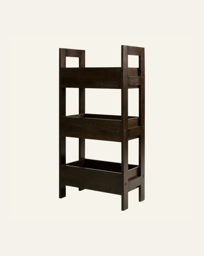 Oppbevaringsstativ brun - 45x25x90 cm brun - 1