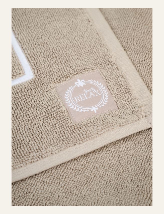 Badematte beige - 2