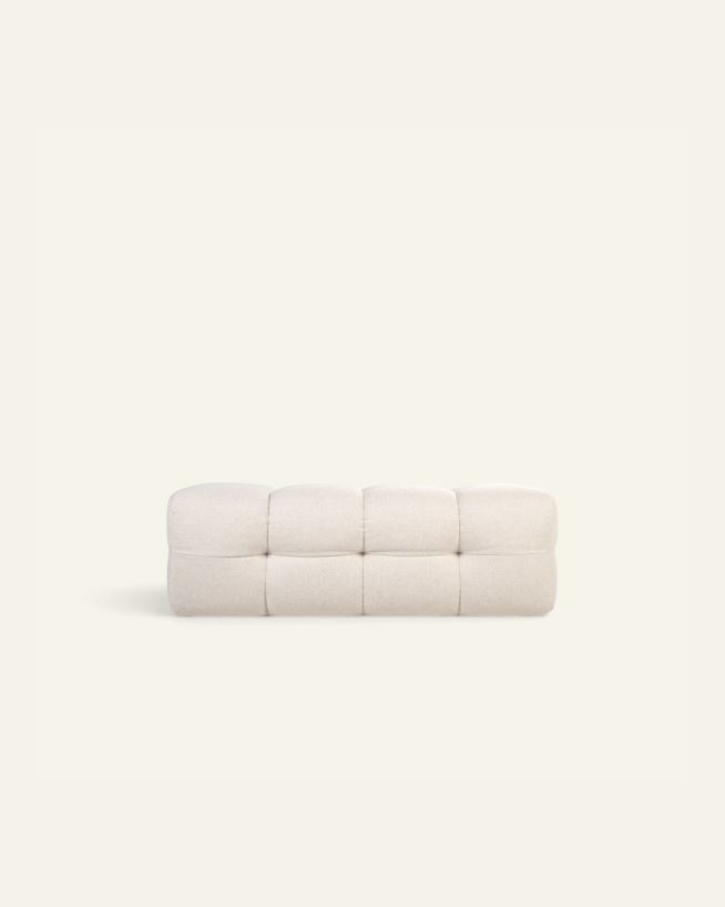 Puff lys beige - 139x56x48 cm lys beige - 1