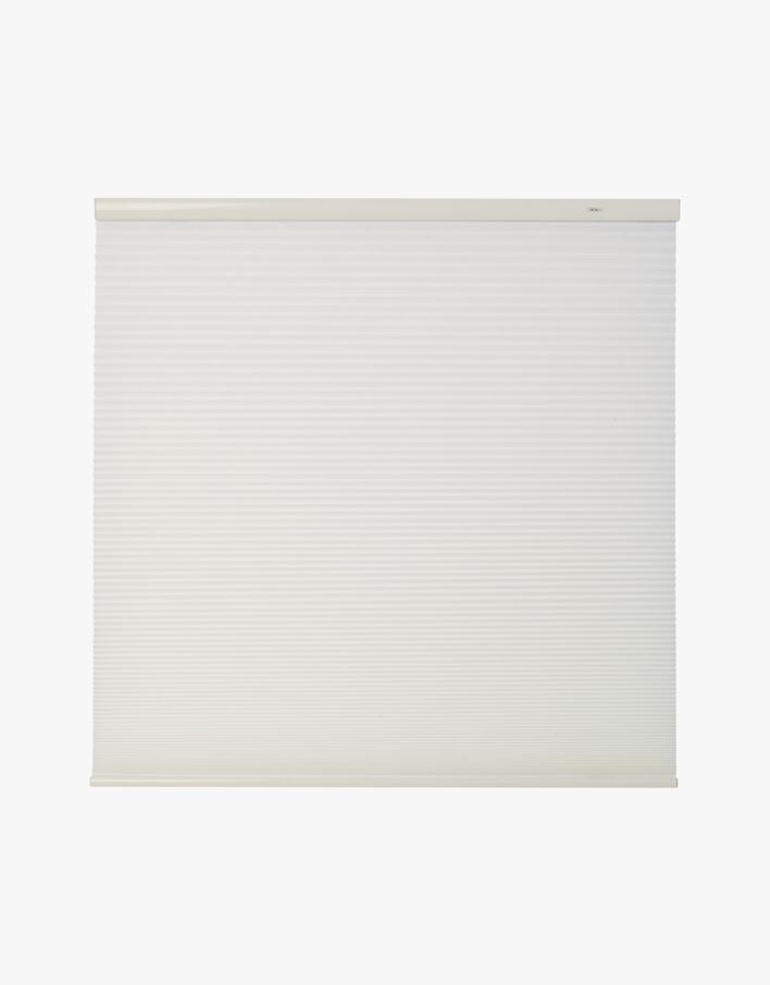 Lysfilt. dobbel plisségardin hvit - 110x160 cm hvit - 1