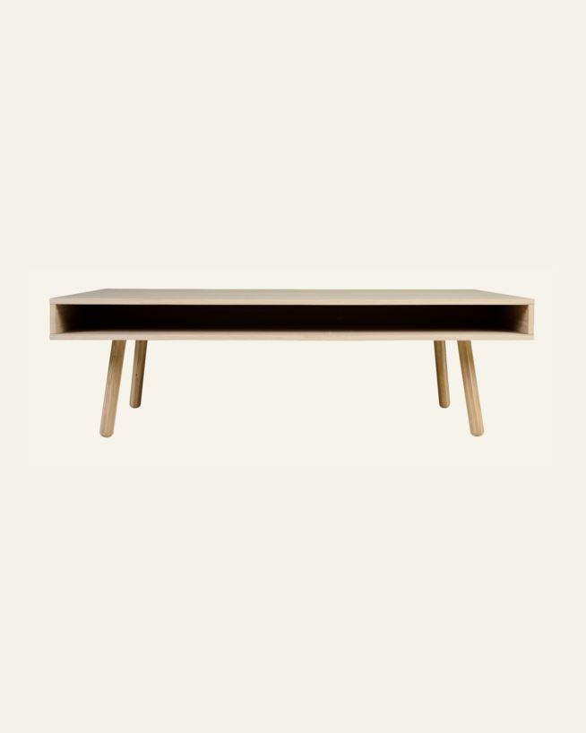 Sofabord natur - 70x130x48 cm natur - 1