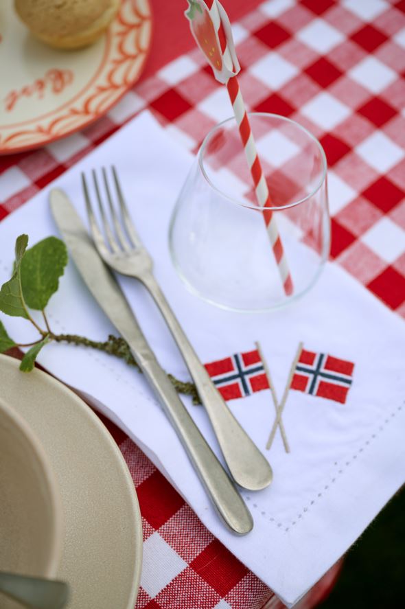 2pk tøyserviett hvit - 2