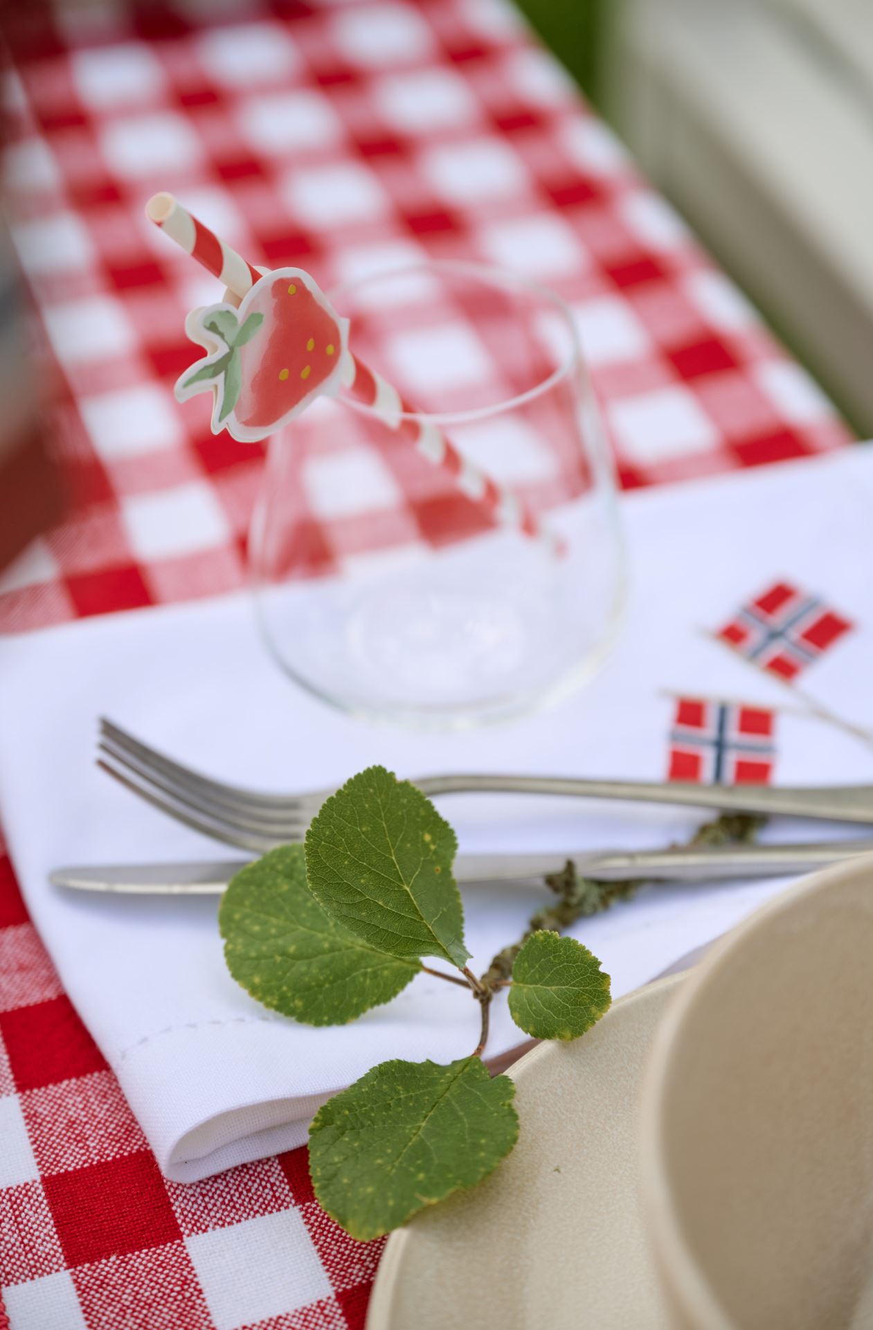 2pk tøyserviett hvit - 5