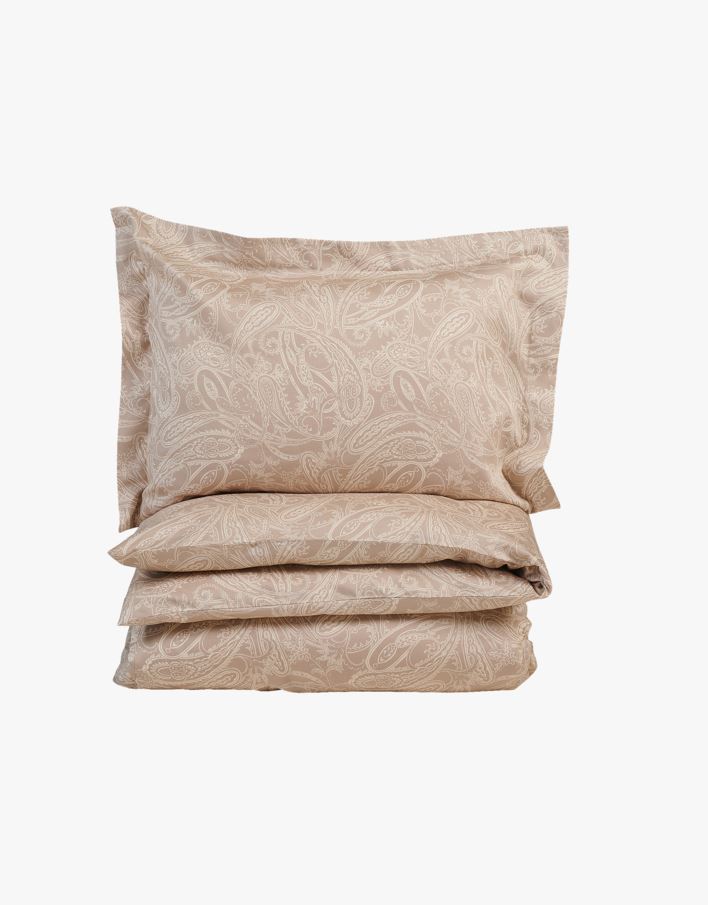 Egyptisk bomull sateng sengesett sand - 140x200 cm sand - 1