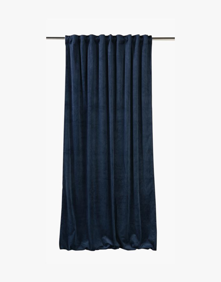 Gardin mørk blå - 135x220 cm mørk blå - 1
