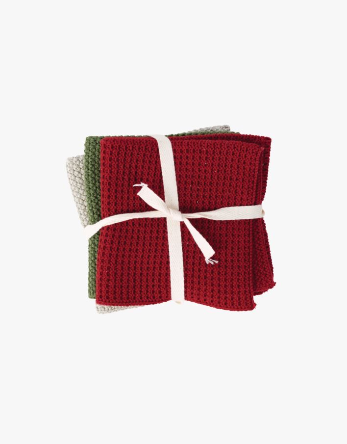 Klut multi rød - 26x26 cm multi rød - 1