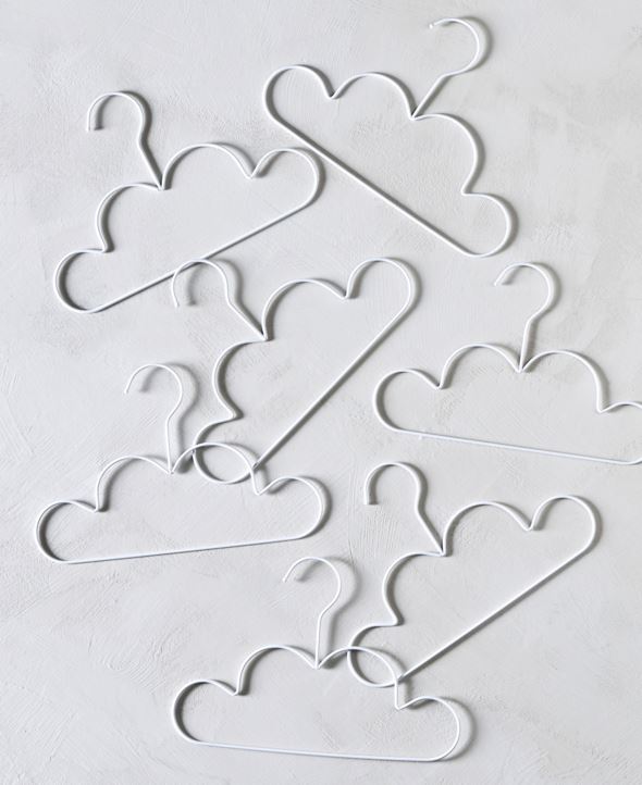 3 pk kleshenger                hvit - 2