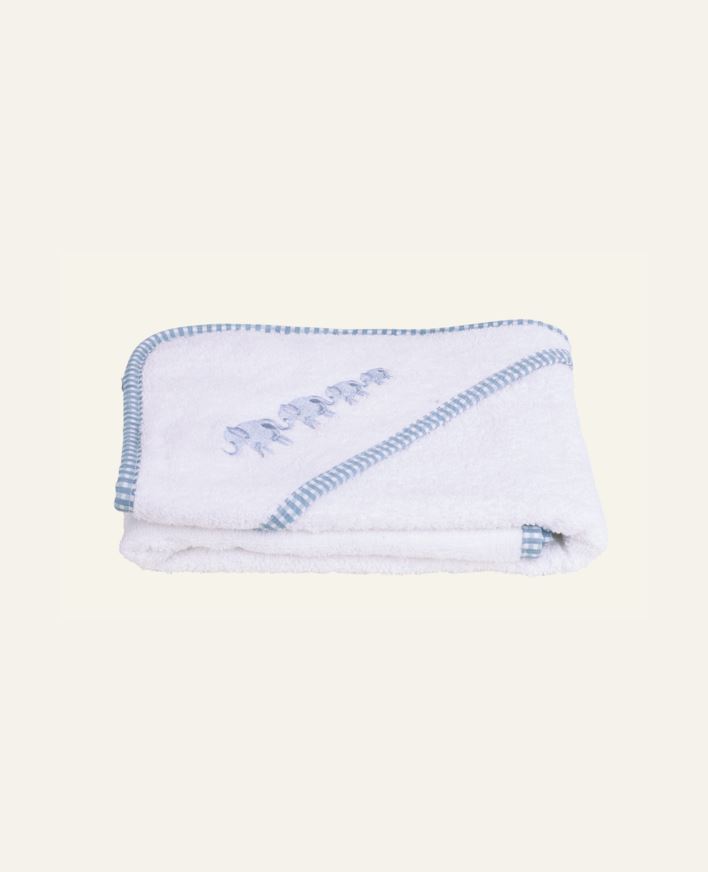 Hettehåndkle lys blå - 80x80 cm lys blå - 1