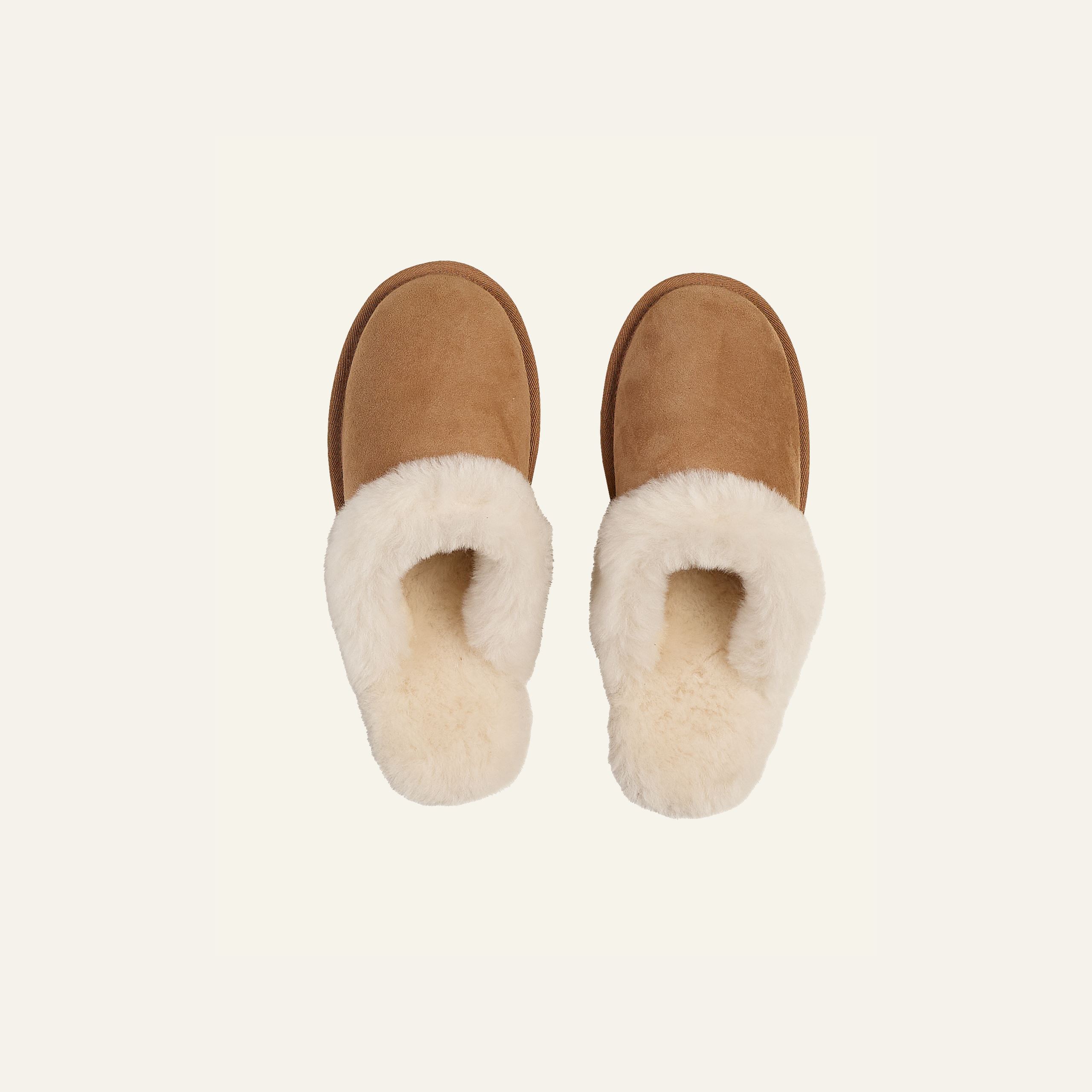 Skinntøfler brun - 2