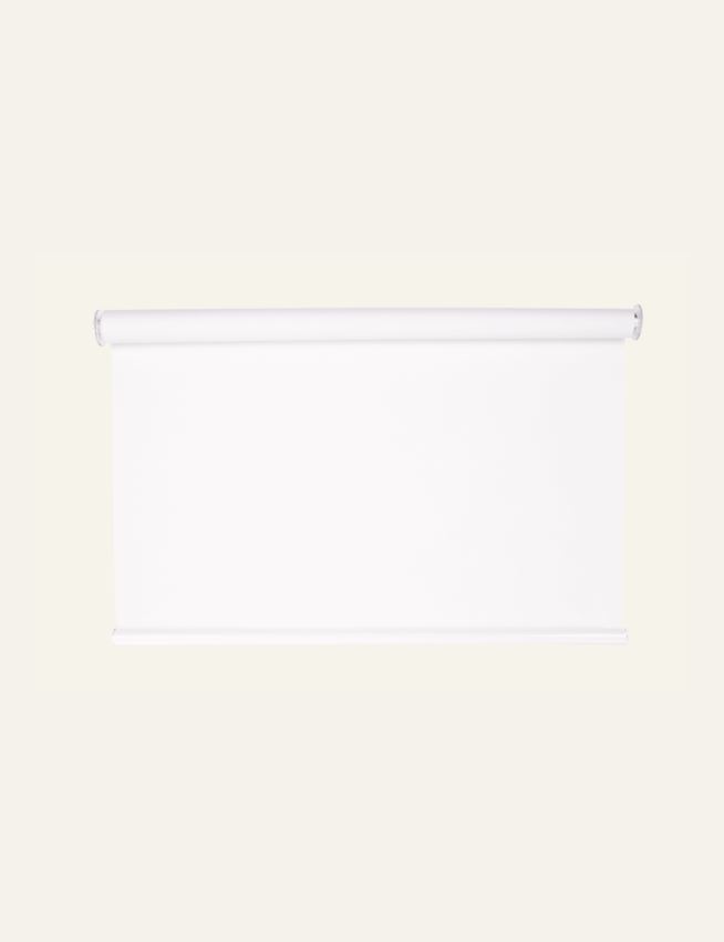 Lystett rullegardin trådløs hvit - 3