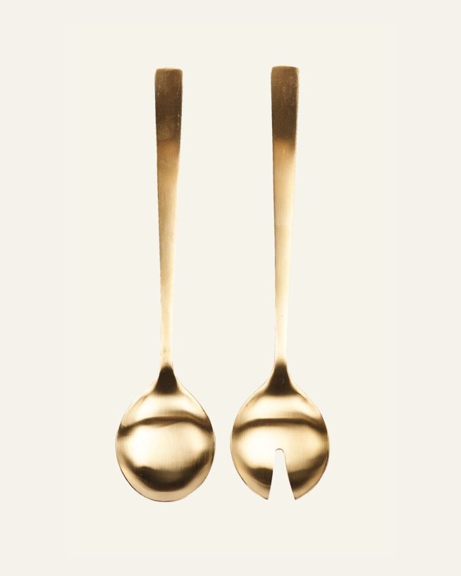 Salatbestikk gull - 2 deler gull - 1
