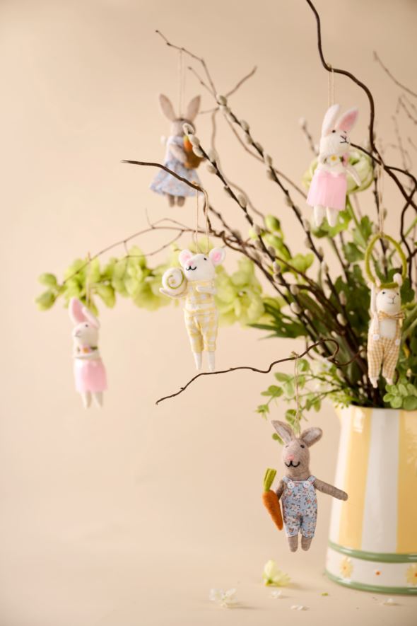 Påskepynt multi hvit - 2