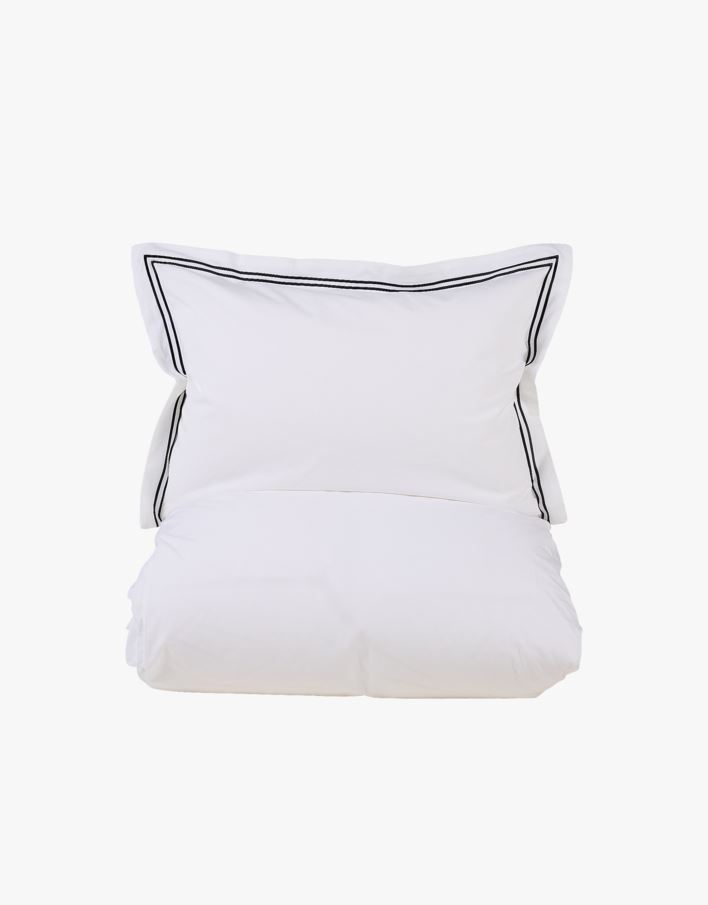 Percale sengesett hvit - 140x200 cm hvit - 1