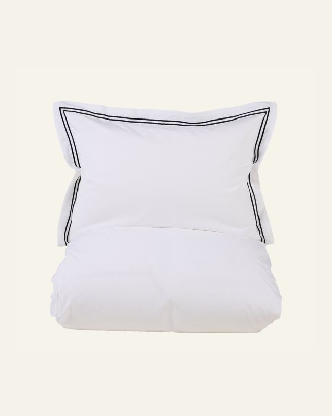 Percale sengesett hvit - 140x220 cm hvit - 1