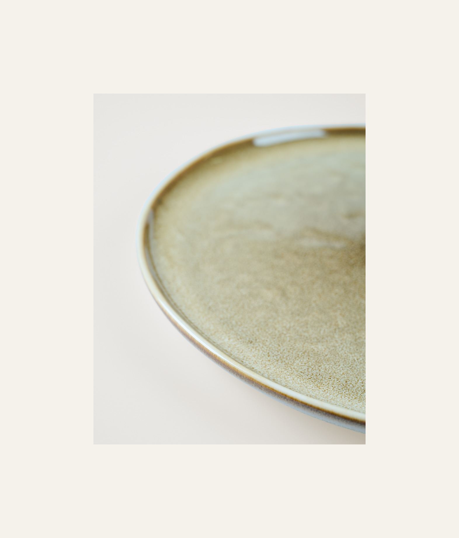 Middagstallerken brun - 3