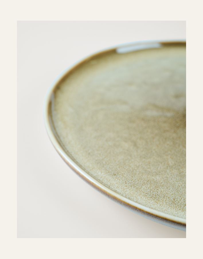 Middagstallerken brun - 3