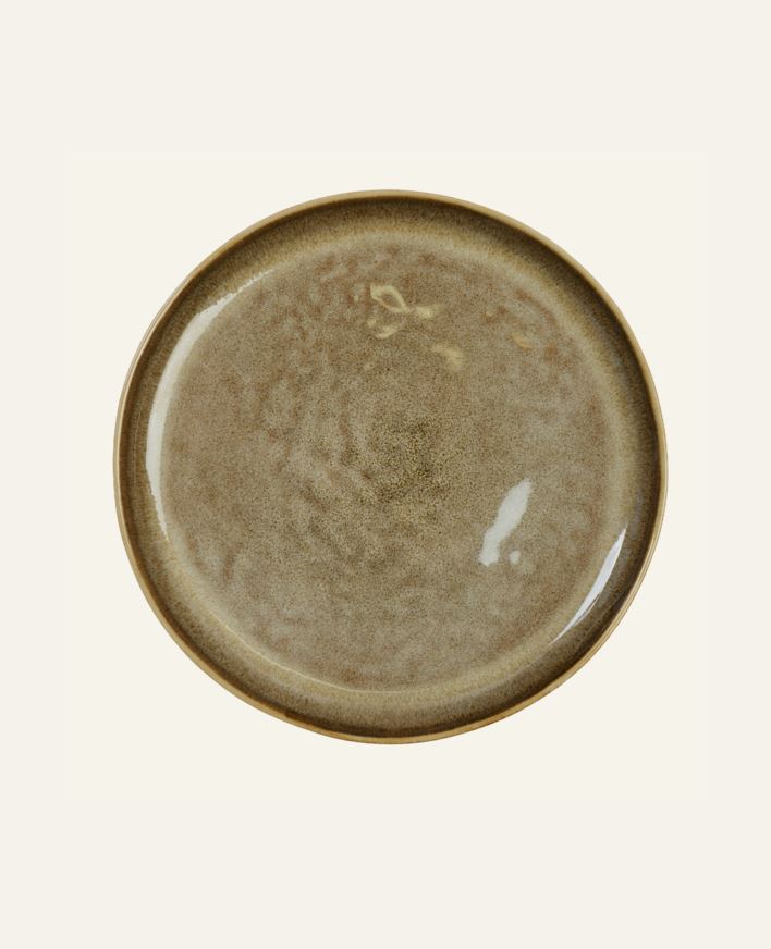 Frokosttallerken brun - ø21 cm brun - 1