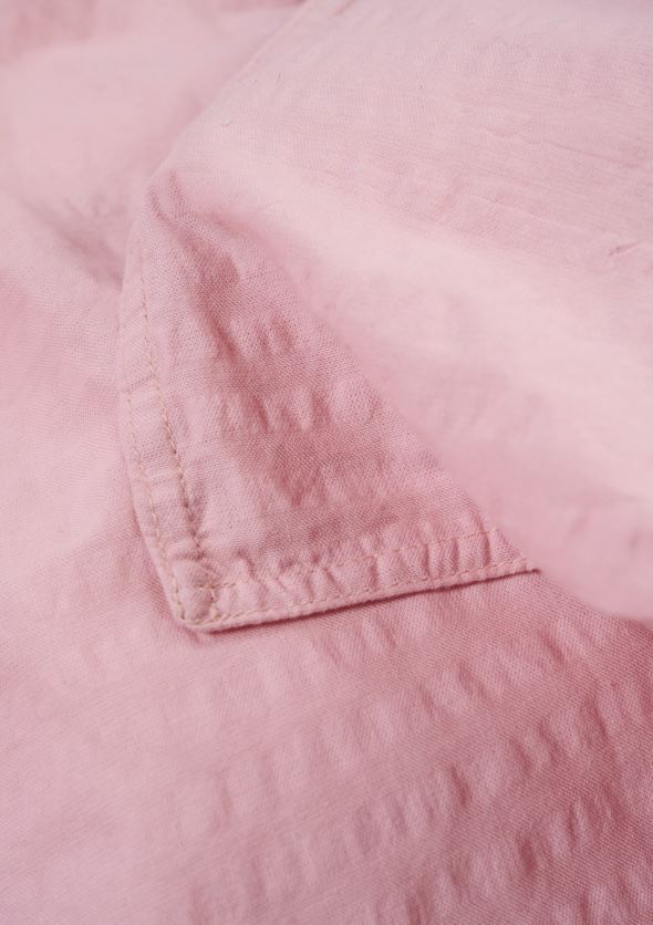 Krepp sengesett pudderrosa - 3
