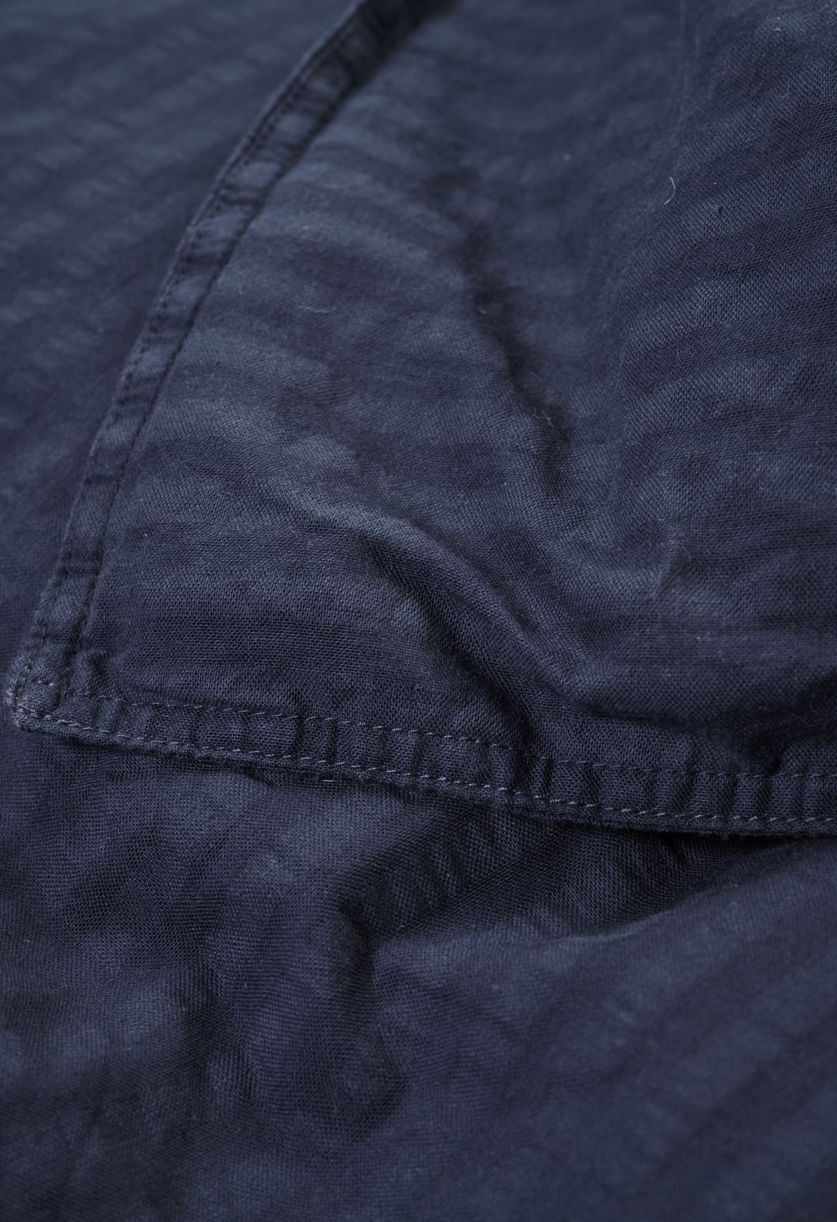 Krepp sengesett mørk blå - 3