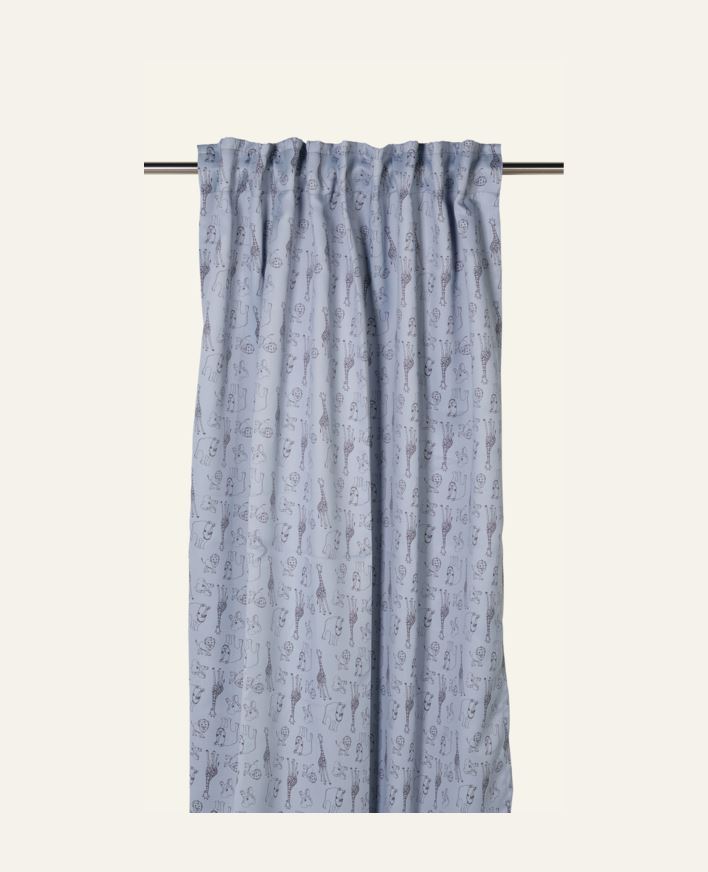 Lysdempende gardin lys blå - 140x160 cm lys blå - 1