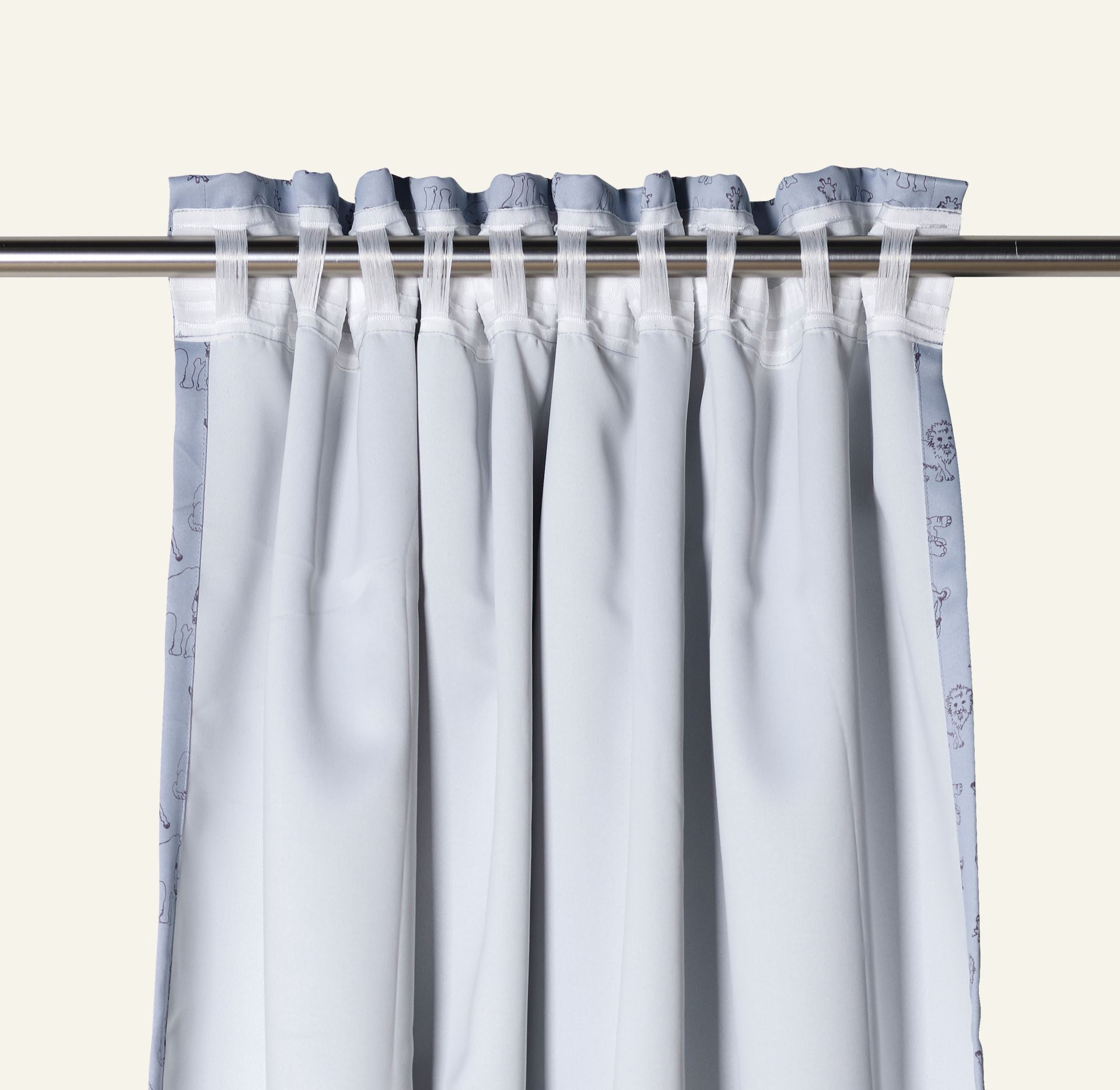 Lysdempende gardin lys blå - 3