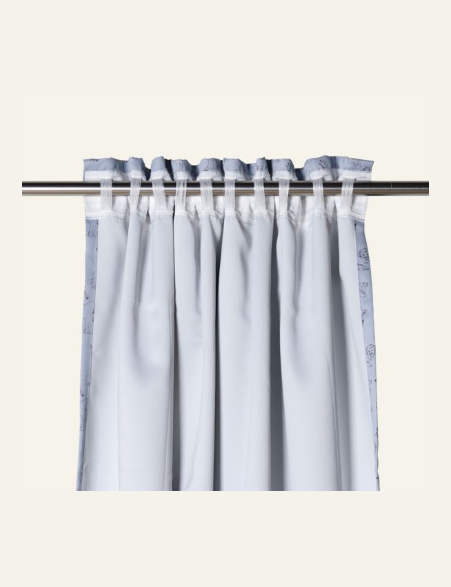 Lysdempende gardin lys blå - 3