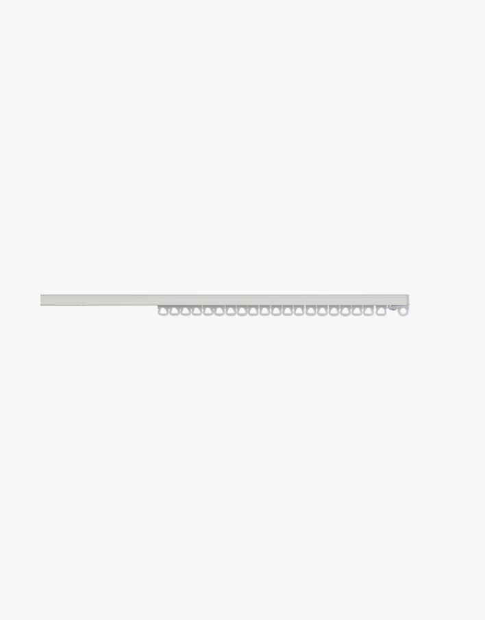 U-skinne hvit - 250 cm hvit - 1