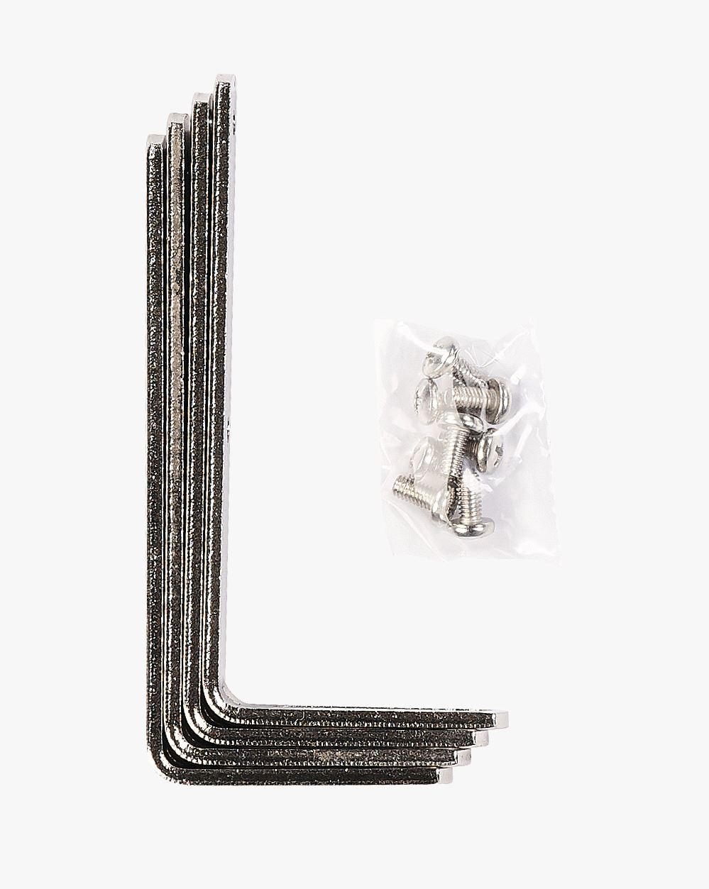 Veggvinkel 4 stk stål - 2