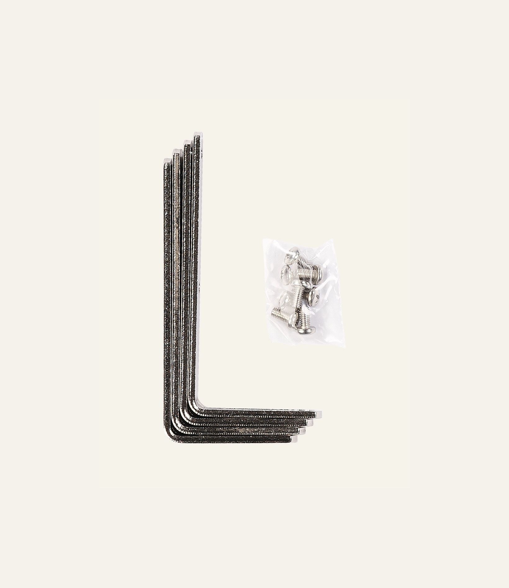 Veggvinkel 4 stk stål - 2