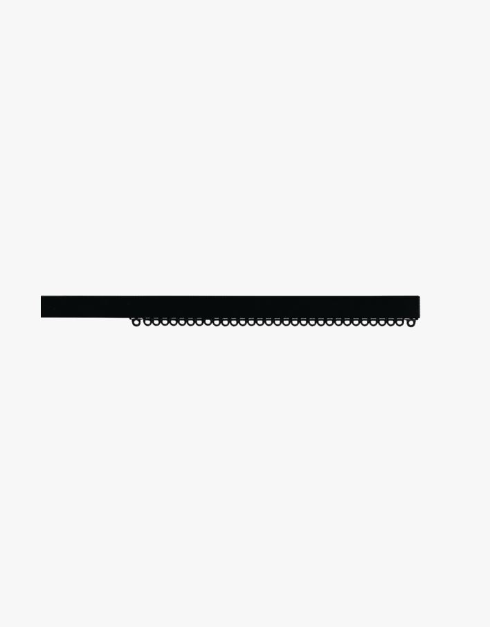 Gardinskinne svart - 200 cm svart - 1