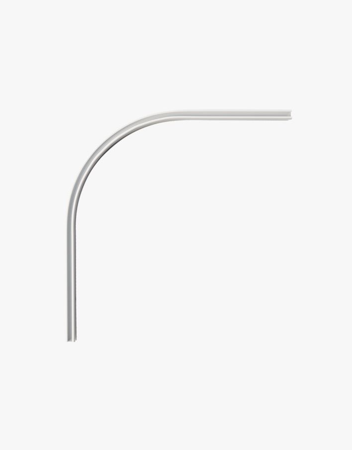 Bue 90° hvit - 20x20 cm hvit - 1