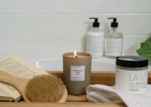 Duftlys beige - 250 g beige - 1