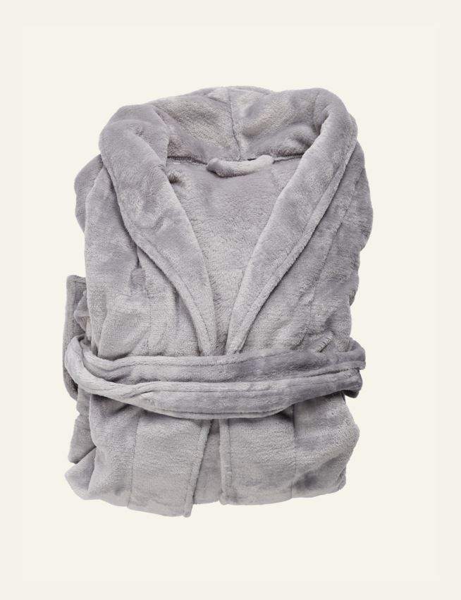 Morgenkåpe grå - 2