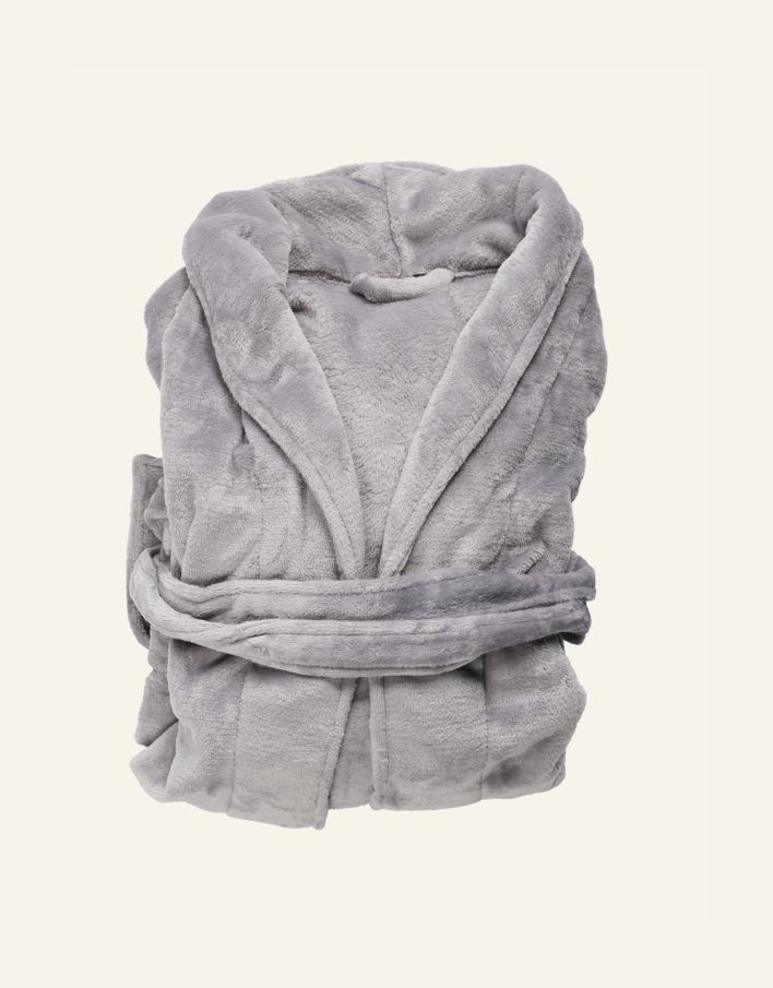 Morgenkåpe grå - 2