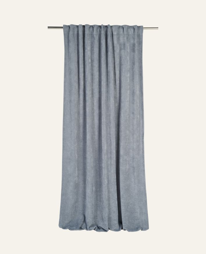 Gardin gråblå - 140x220 cm gråblå - 1