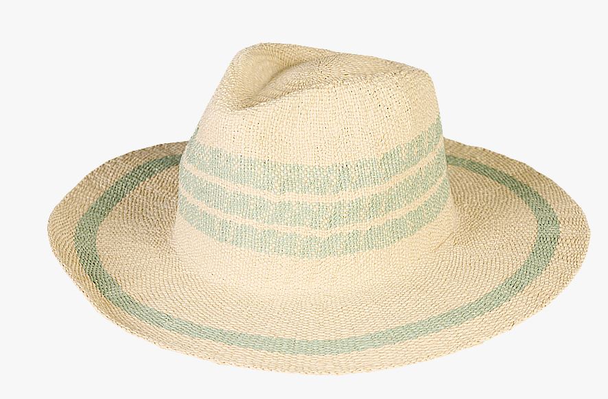 Stråhatt lindegrønn - 57 cm lindegrønn - 1