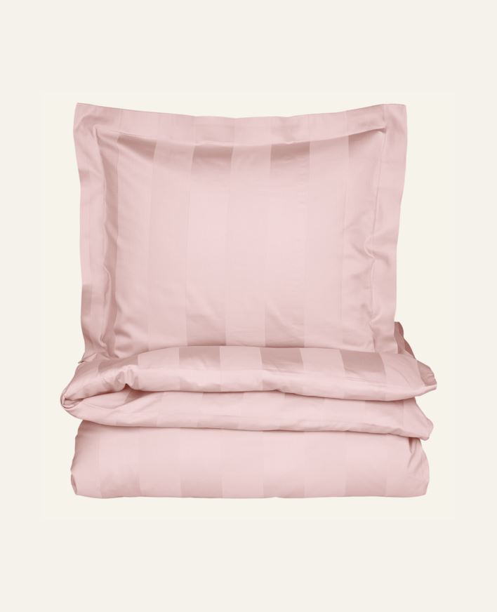 Sateng sengesett pudderrosa - 140x200 cm pudderrosa - 1