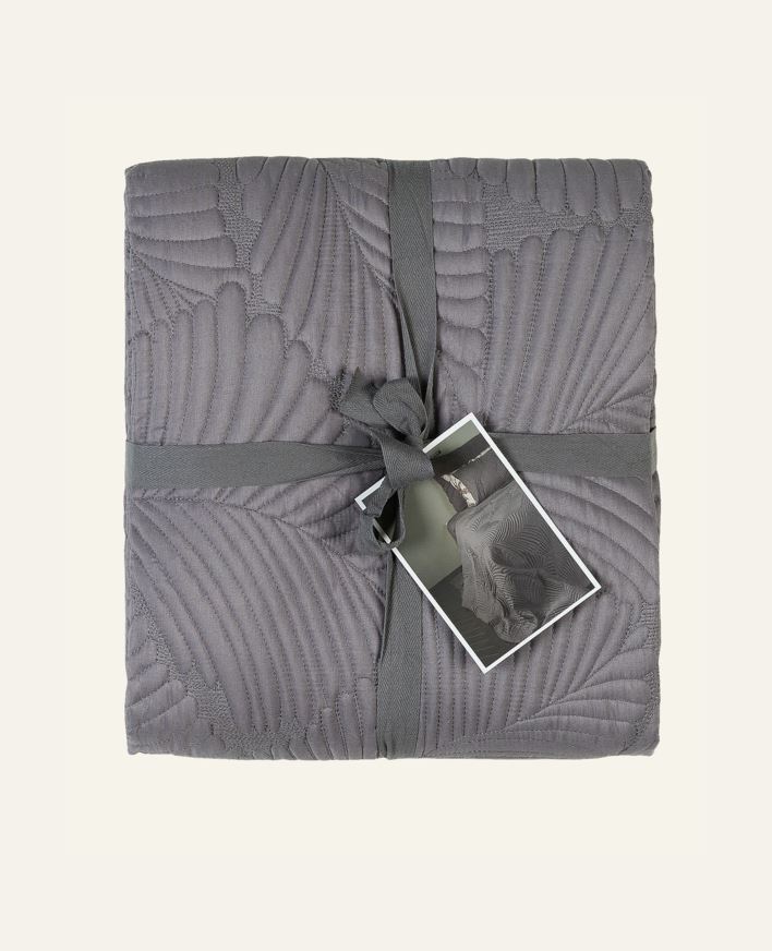 Sengeteppe grå - 240x240 cm grå - 1