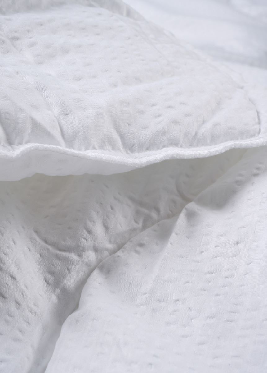 Helårs fiberdyne-/putesett hvit - 4