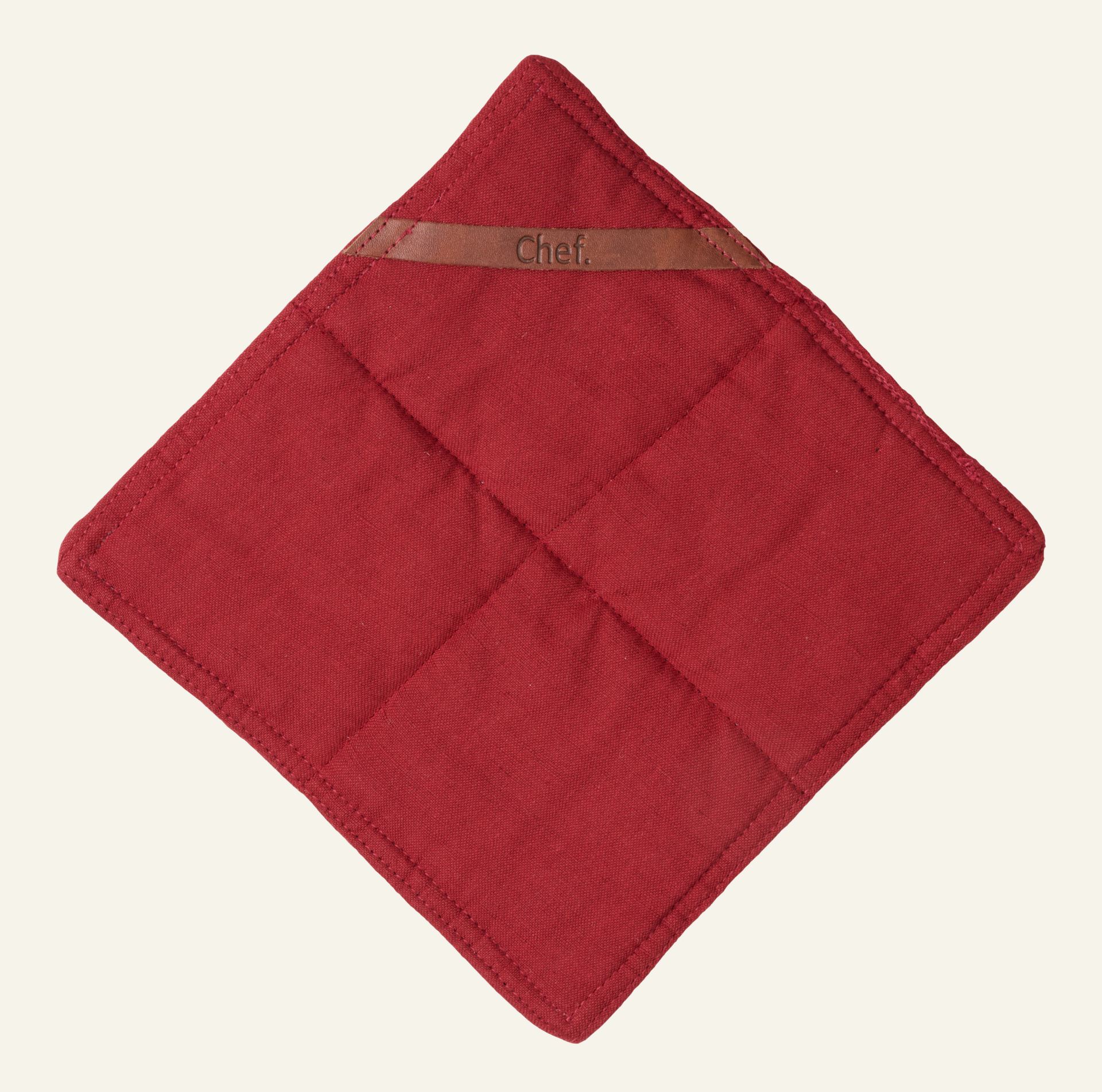 Gryteklut rød - 22x22 cm rød - 1