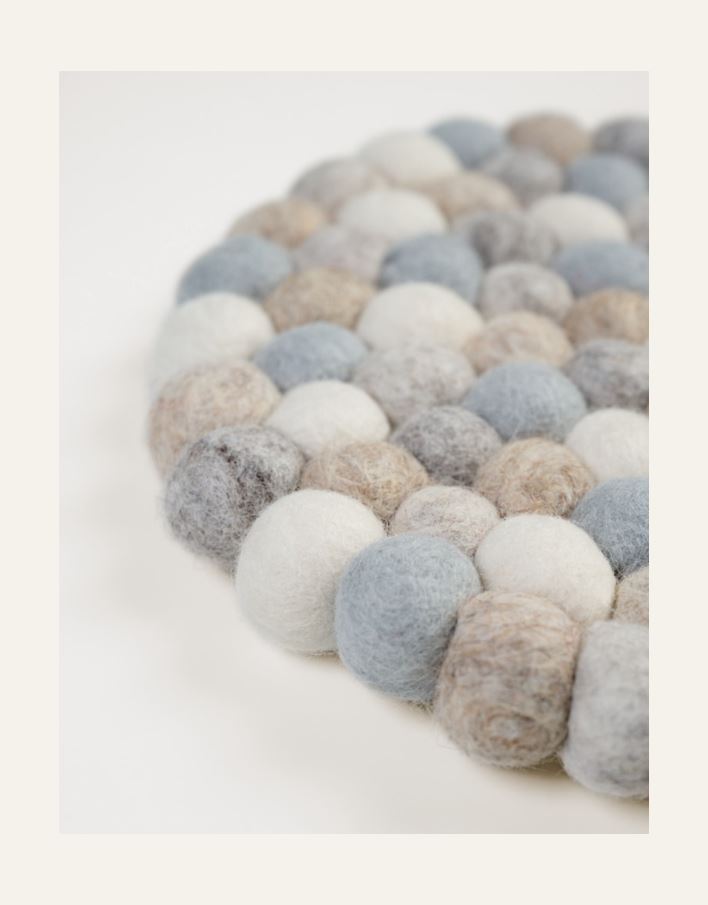 Gryteunderlag beige - 2