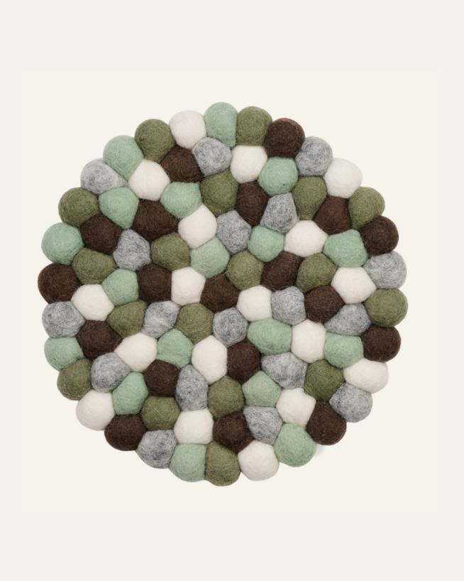 Gryteunderlag multi brun - ø22 cm multi brun - 1