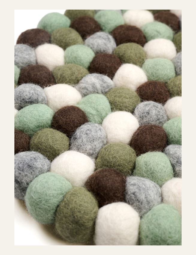 Gryteunderlag multi brun - 2